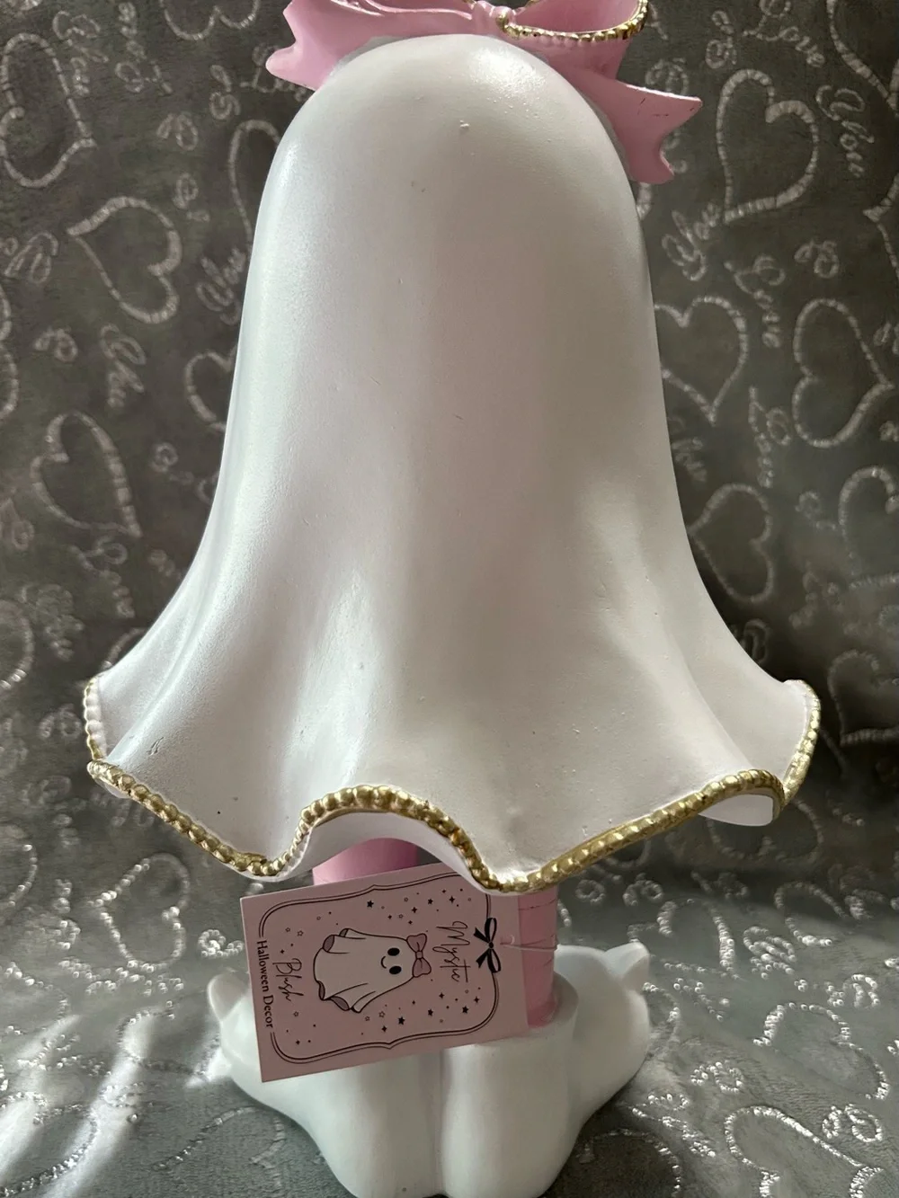 NEW Mystic Large Blush Kids Pink & White Ghost Costume Trick-or-Treat Accessory